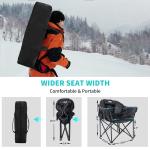 SLSY Oversized Heated Camping Folding Chair