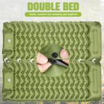 Ultralight Inflatable Sleeping Pad with Built-in Pump