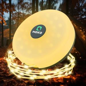 MoKo 3-in-1 Rechargeable LED Camping String Lights