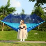 600 lbs Portable Double Camping Hammock with Mosquito Net