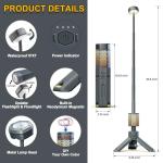 Rechargeable Telescoping Camping Lantern, 10500mAh Battery