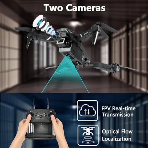 FLYVISTA Mini Drone with 1080P Camera and Extras