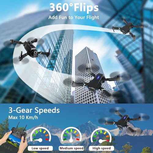 FLYVISTA Mini Drone with 1080P Camera and Extras
