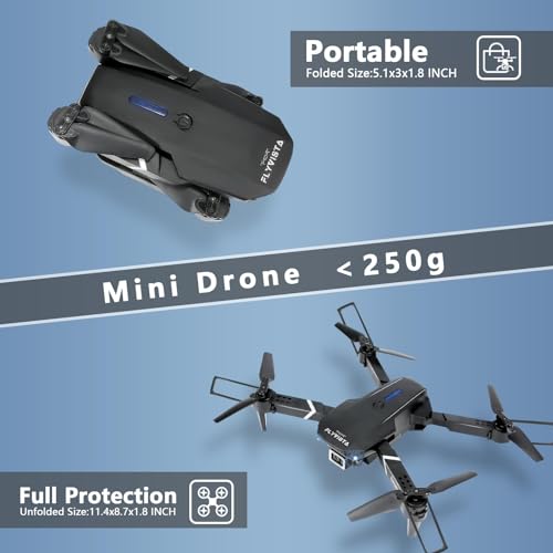 FLYVISTA Mini Drone with 1080P Camera and Extras