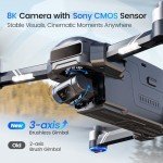 Holy Stone HS600D 8K Camera Drone with 80 Min Flight