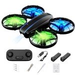 Kids Beginner Drone with Lights and 3D Flip