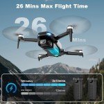 2K HD Camera Drone with Gesture Control and Altitude Hold