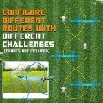 Beria Drone Obstacle Course with 3 Buildable Hoops