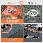 Foldable Waterproof Drone Landing Pad - 22 inches