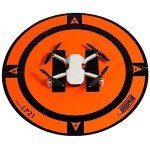 Hoodman Weighted Trifold Drone Landing Pad LP21 - fits dji mini 3 pro, dji mini 2, dji mavic 3, dji fpv, dji mavic classic 3, dji mavic pro, dji mavic 3 classic, dji spark, dji air 2