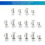 800pcs Tiny Screws Assortment Kit for Electronics