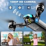 Foldable 1080P Camera Drone for Beginners