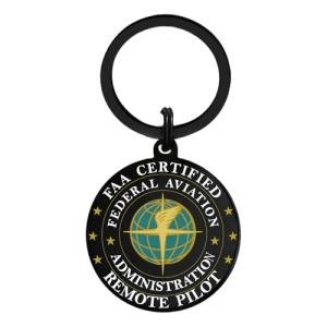 Viayen FAA Pilot Keychain for Drone Lovers
