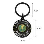 Viayen FAA Pilot Keychain for Drone Lovers