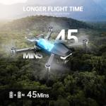 4K GPS Drone, 45 Min Flight, Foldable Design