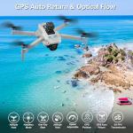 4K Camera GPS Foldable Quadcopter Drone for Beginners