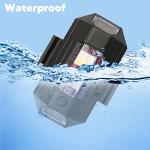 QVEVDACAR Mini USB Rechargeable LED Strobe Lights
