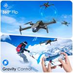 1080P Foldable FPV Drone with Camera and 2 Batteries