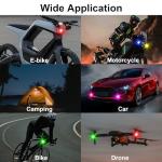 4-Pack Remote-Controlled LED Strobe Lights