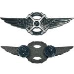 BL5-013 Tactical Black Drone Pilot Wings Pin