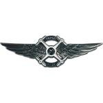 BL5-013 Tactical Black Drone Pilot Wings Pin