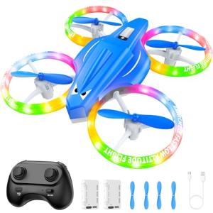 ALTITACO Kids Drone with Lights and 3D Flips
