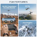 LANSAND 4K Brushless Motor Drone with Camera