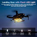 iEago Mini Drone 4K Landing Gear with Lights