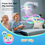 Kids Mini Drone with LED Lights and Altitude Hold