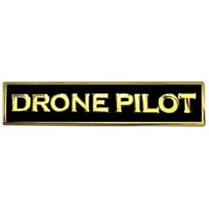 PBX-013-D Drone Pilot Black Commendation Bar Pin