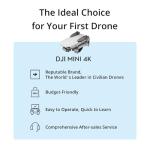 DJI Mini 4K Drone Combo with Gimbal Stabilization