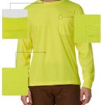 FAA Certified Large Neon Yellow Drone Pilot T-Shirt