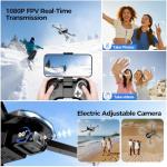 1080P HD Foldable Drone for Adults and Beginners