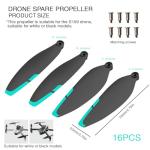 16PCS Replacement Quiet Foldable Propellers for S159 Drone