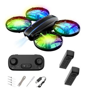 Kids Beginner Drone with Lights and 3D Flip