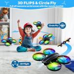 Kids Beginner Drone with Lights and 3D Flip