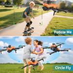 F180 4K Camera Drone with GPS and LCD Screen