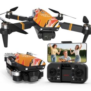 TT19 Foldable Drone with 1080P Camera - Orange