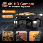 TT19 Foldable Drone with 1080P Camera - Orange