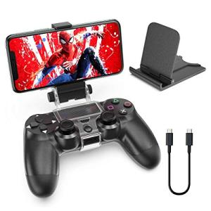OIVO PS4 Controller Phone Mount Clamp for Gaming