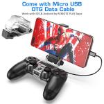 OIVO PS4 Controller Phone Mount Clamp for Gaming