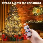 4PCS Wireless LED Strobe Lights with Remote Control