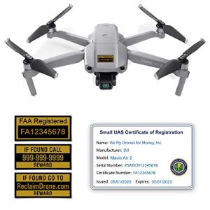 DJI Mavic Air 2 Drone ID Bundle with Labels