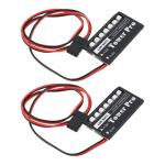 ECSiNG 2pcs Battery Voltage Monitor for Drones