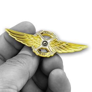 EL13-016 Commercial Drone Pilot Wings Pin