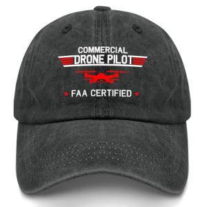 FAA Certified Commercial Drone Pilot Baseball Cap