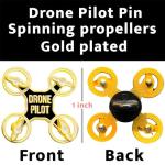 LEO Challenge Coins Gold UAS Commercial Drone Pin