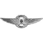 Silver UAS Pilot Wings Pin for Drones