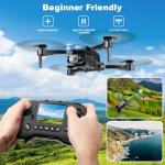 Beginner-Friendly Foldable Drone with Camera and Screen