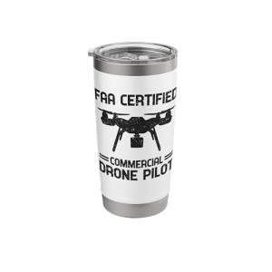 FAA Certified Drone Pilot Insulated Tumbler